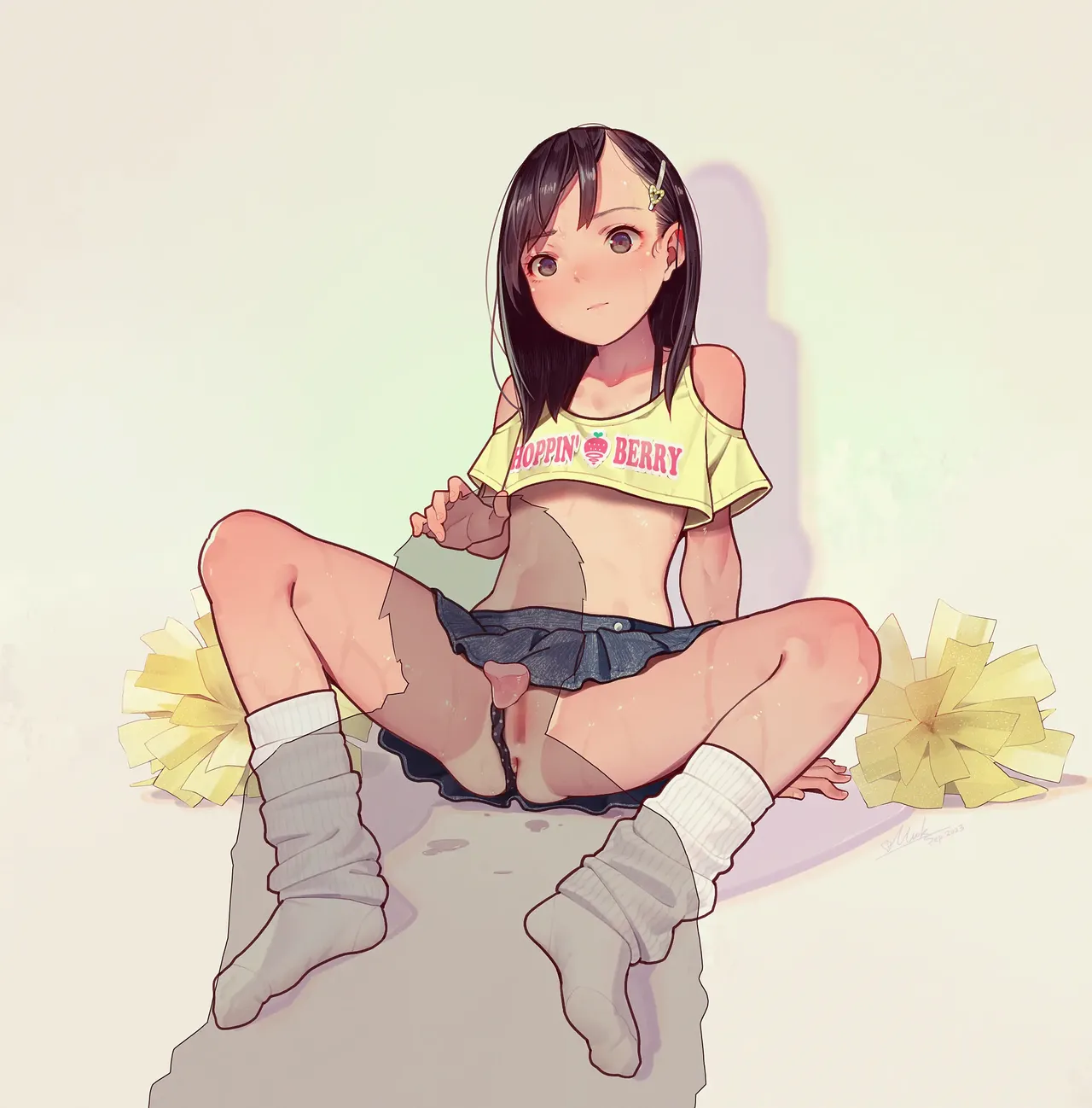 Otoko de asobu mesugaki-chan tachi illustration set 2020-2023 page 230 - full color dark skin hentai manga - read online free