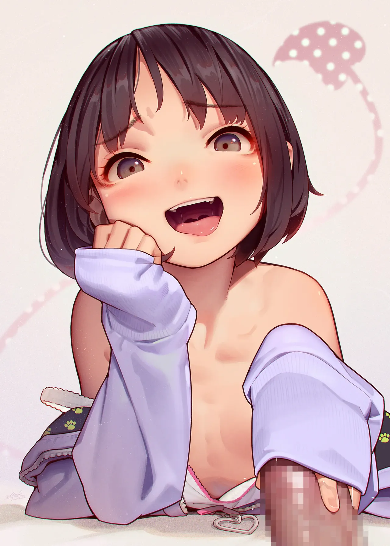 Otoko de asobu mesugaki-chan tachi illustration set 2020-2023 page 349 - full color dark skin hentai manga - read online free