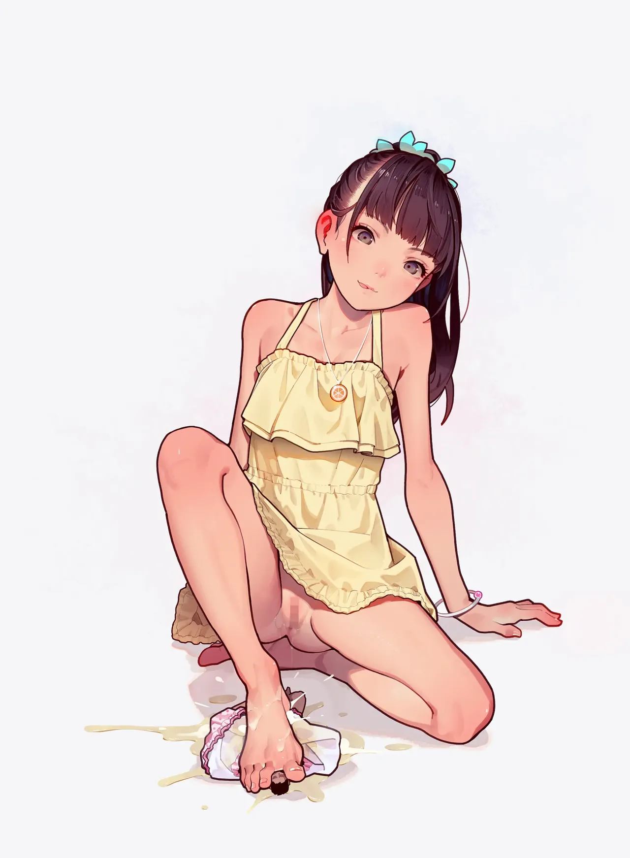 Otoko de asobu mesugaki-chan tachi illustration set 2020-2023 page 363 - full color dark skin hentai manga - read online free