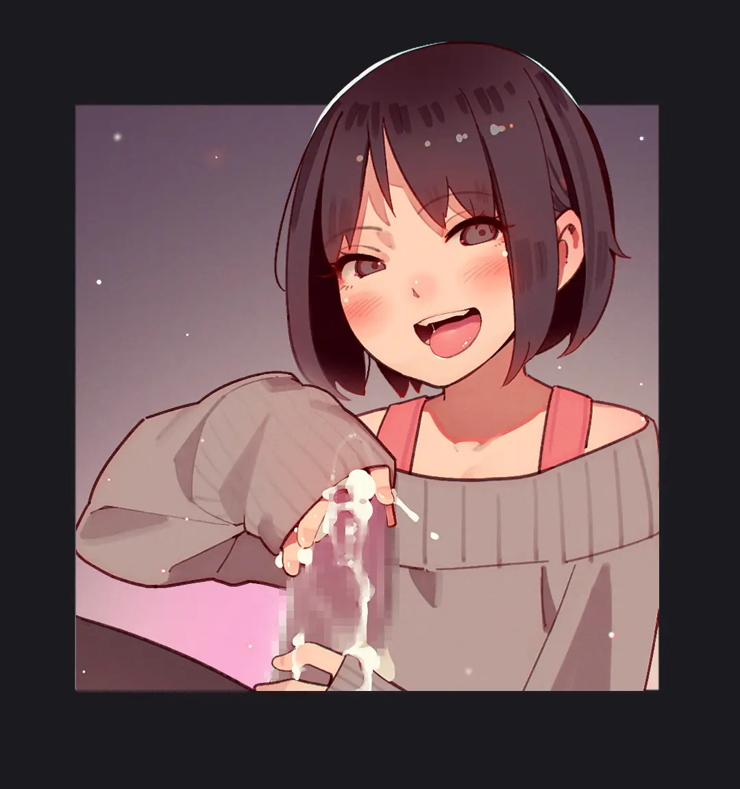 Otoko de asobu mesugaki-chan tachi illustration set 2020-2023 page 57 - full color dark skin hentai manga - read online free