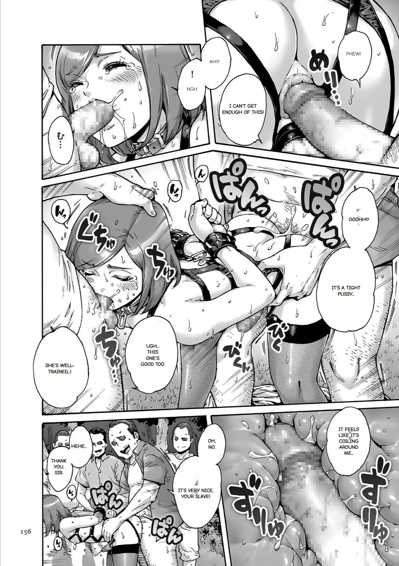 Onoko to. page 157 - garter belt group hentai manga - read online free