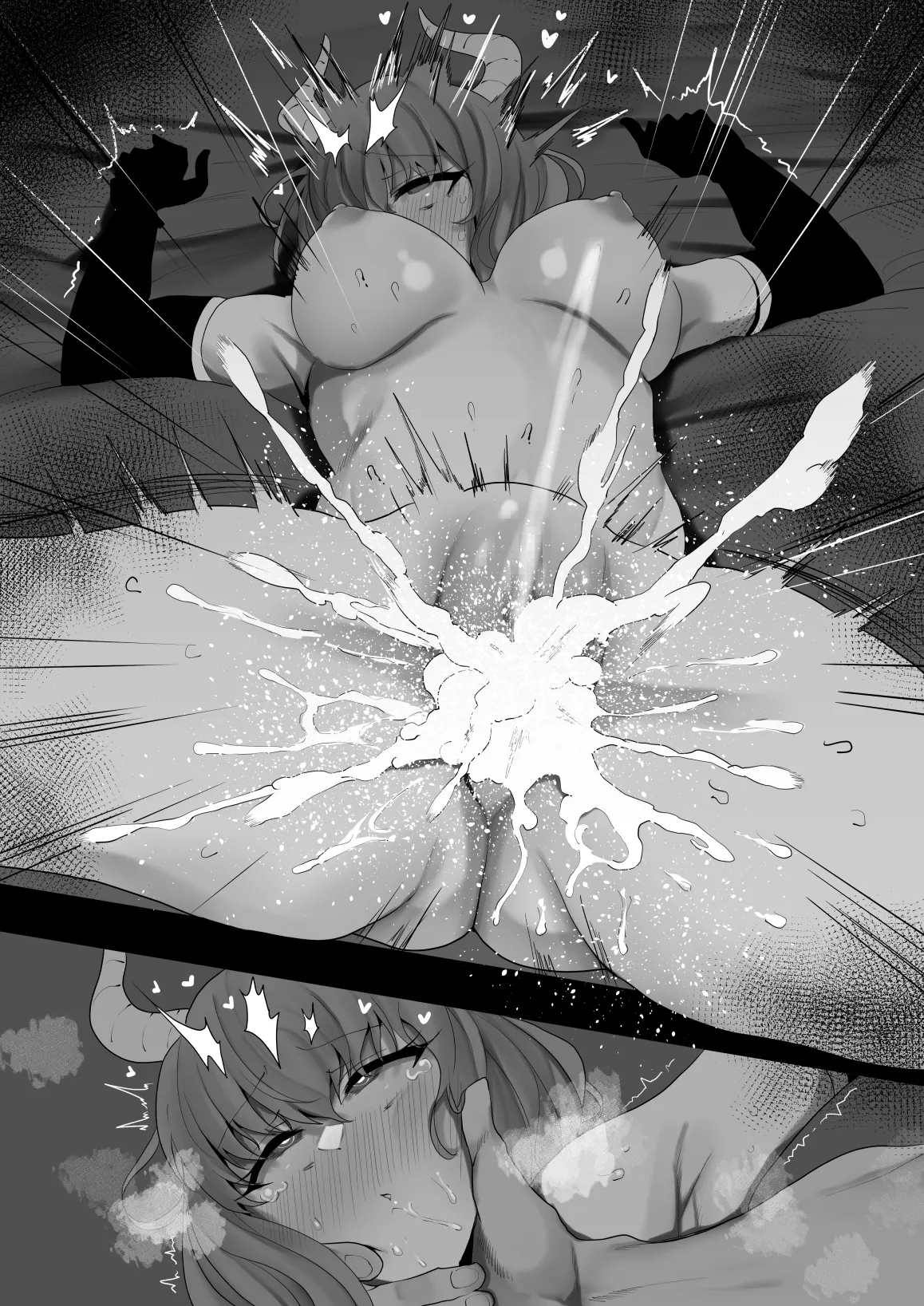 アウラ様VS一般高魔力おじさん page 10 featuring dantoudai no aura sousou no frieren parody - big breasts unusual pupils hentai manga - read online free