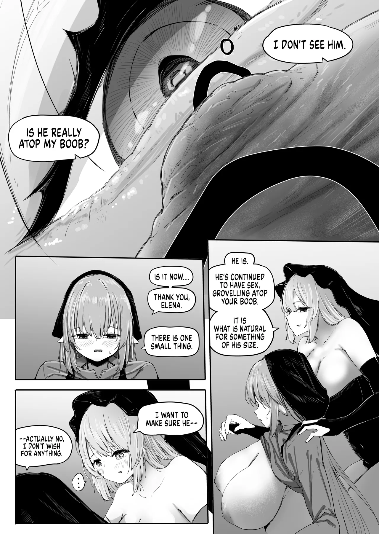 Servant Elves and Shrinking Magic page 54 original parody - elf shrinking hentai manga - read online free