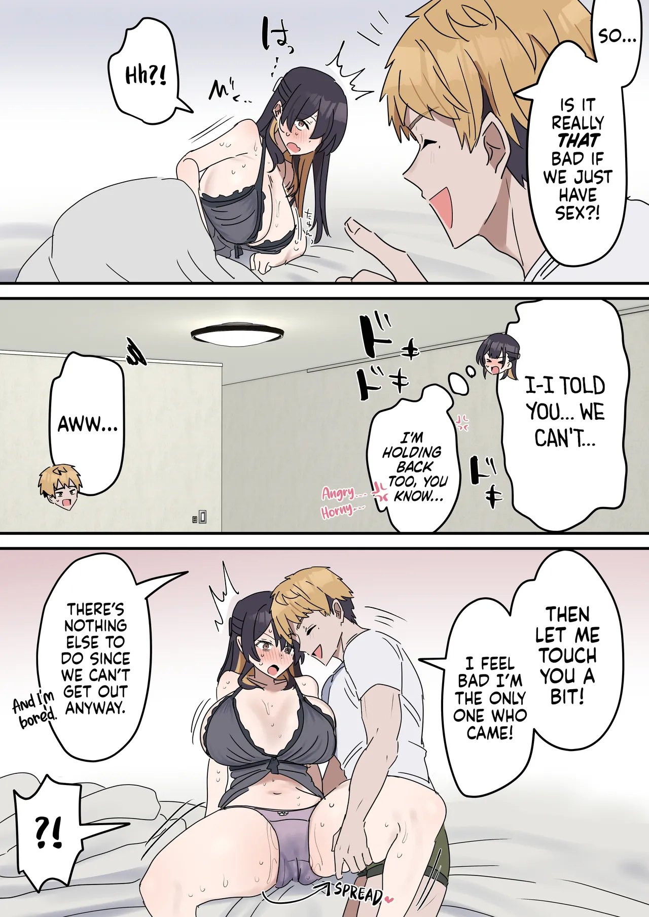 Pseudo Sex S*blings | Giji Sekkusu Kyo〇i page 36 original parody - sweating kissing hentai manga - read online free