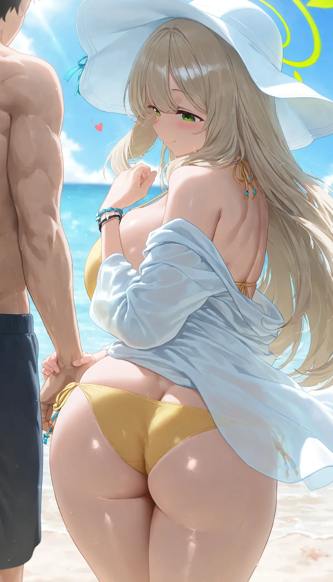 Nonomi - Summer with Sensei // ノノミ - 先生と過ごす夏  [210p] (Patreon) [AI Generated] page 159 featuring nonomi izayoi blue archive parody - big breasts huge breasts hentai manga - read online free