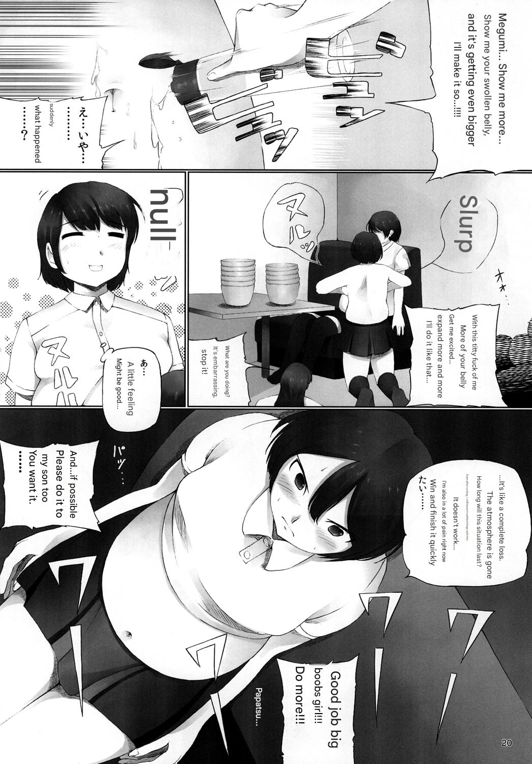 OVER REV - Oogui Musumetachi no Hibi 2 page 21 original parody - replaced weight gain hentai manga - read online free