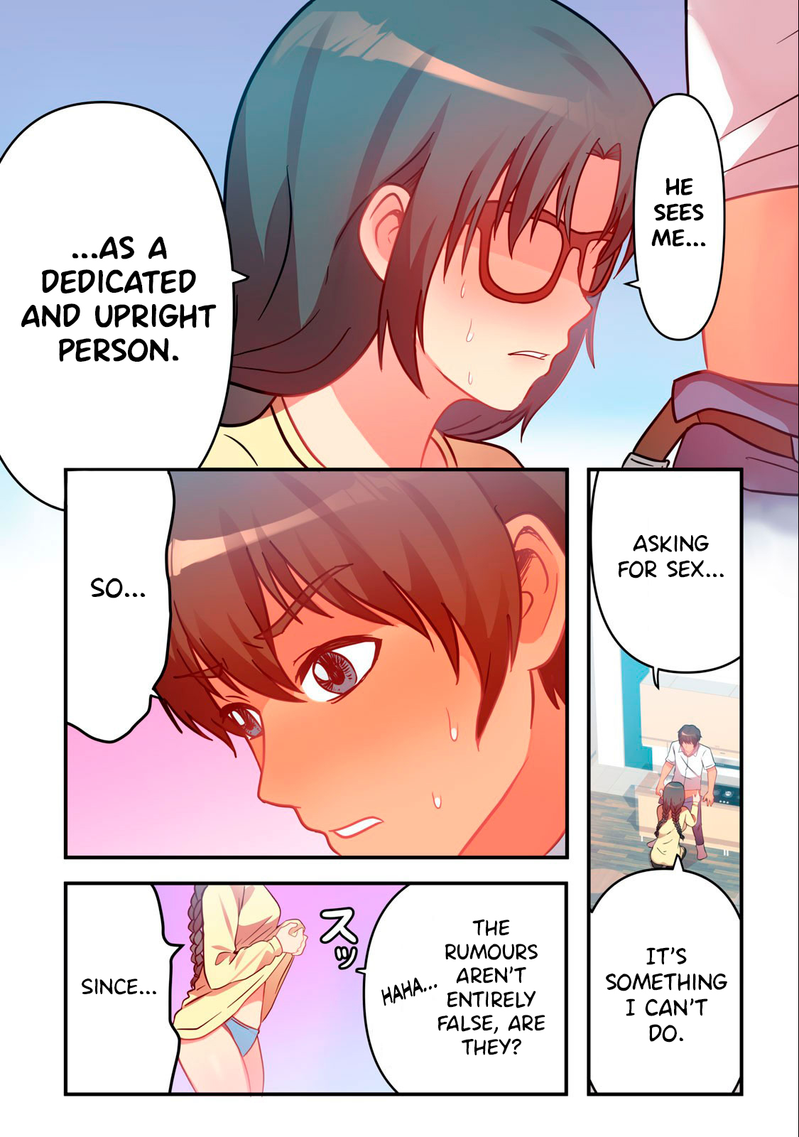 Kyou kara, Hitozuma Mansion ni Nyuukyo shimasu - CHAPTER 7 page 12 - full censorship glasses hentai manga - read online free
