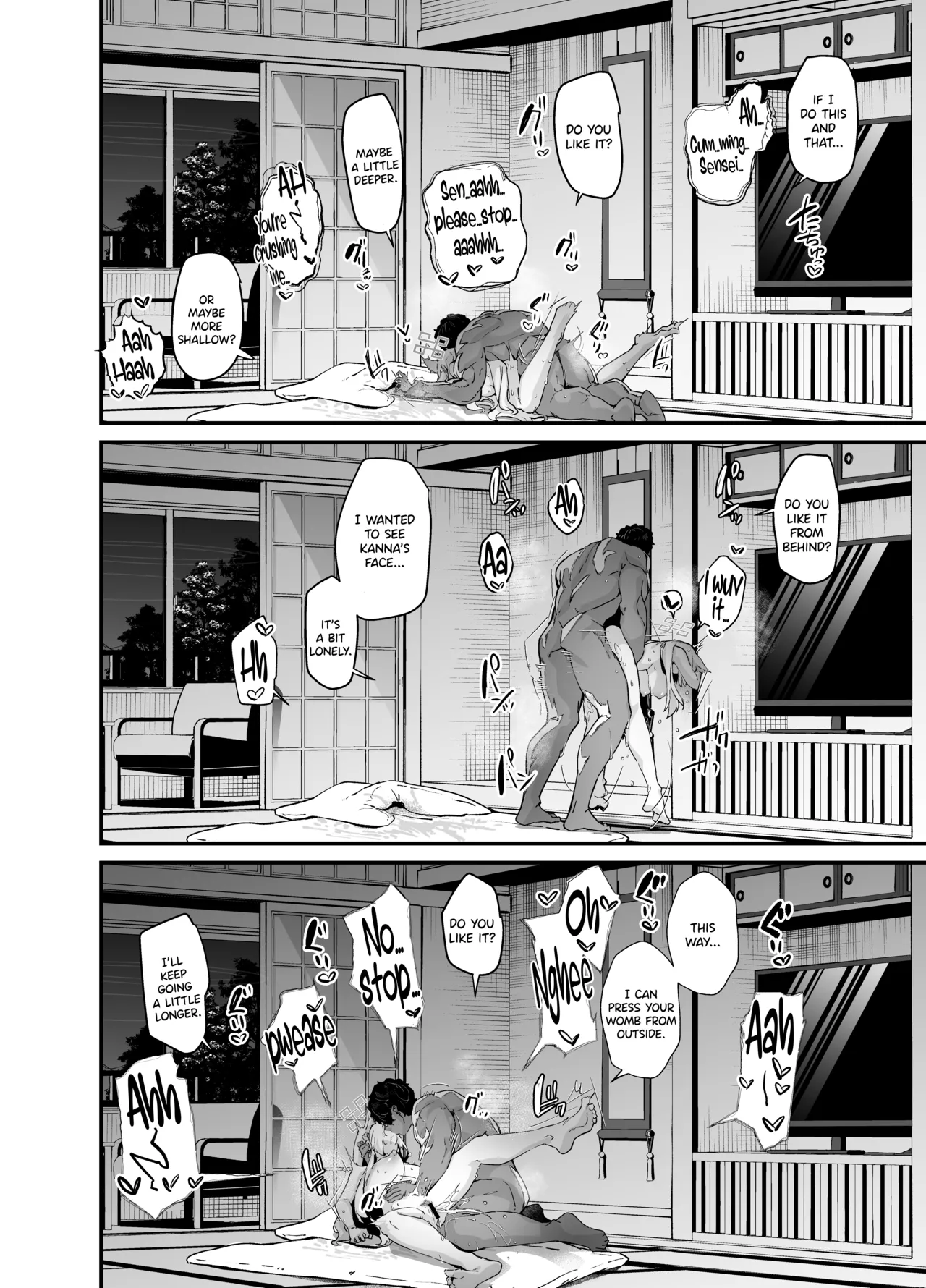 Kyouken page 23 featuring sensei blue archive parody - unusual teeth big breasts hentai manga - read online free