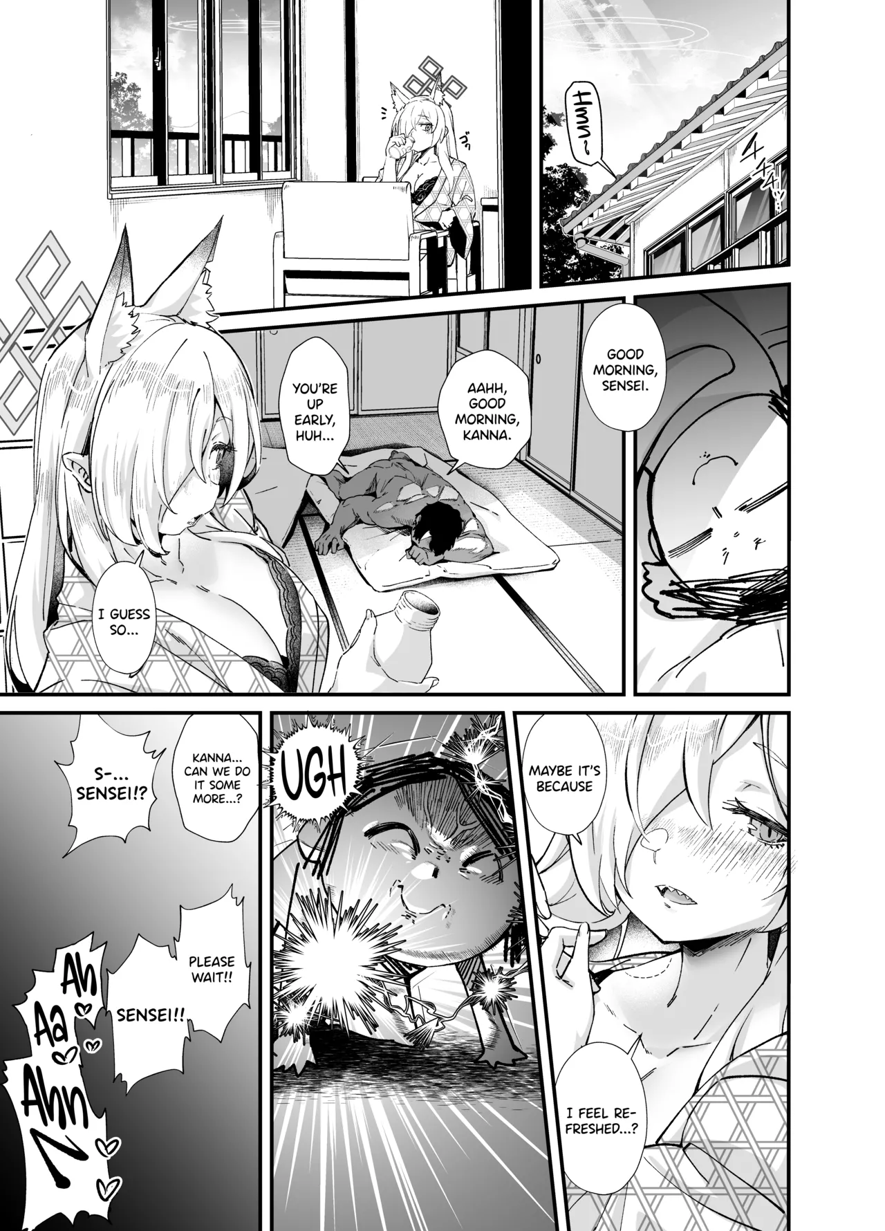 Kyouken page 30 featuring sensei blue archive parody - unusual teeth big breasts hentai manga - read online free