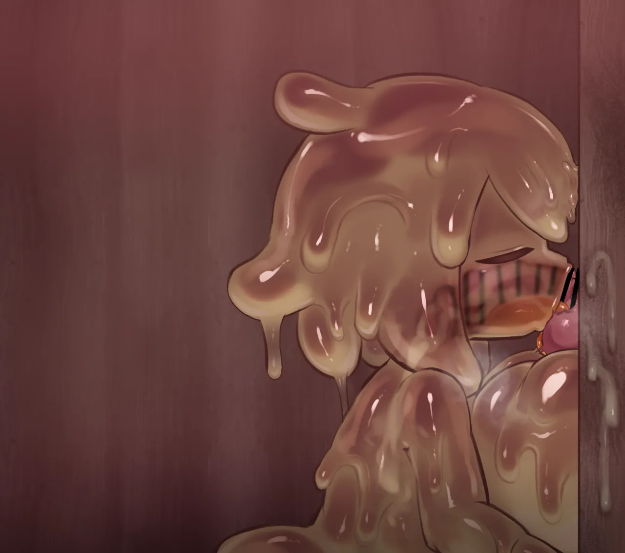 Slime Girl from a Blowjob Brothel page 17 original parody - slime big breasts hentai manga - read online free