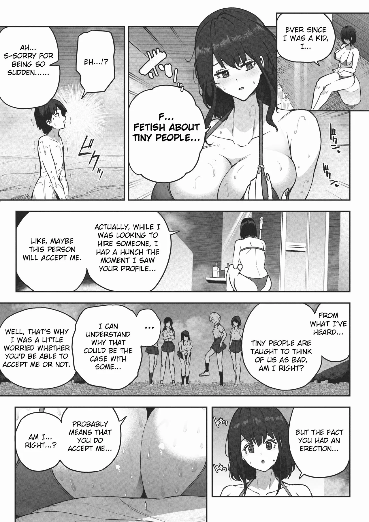 I Work for a Giantess page 11 original parody - giantess miniguy hentai manga - read online free