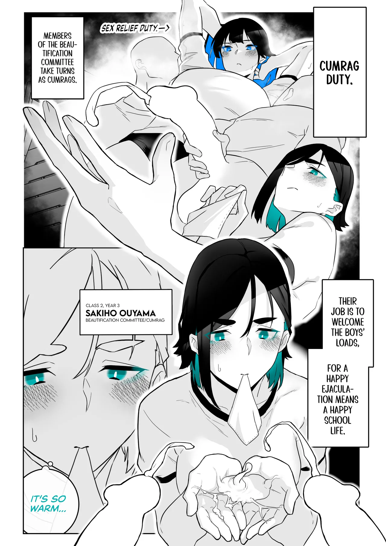 Okazu Touban no Seitai | What It Means to Please - An Audiovisual Report page 28 original parody - handjob sweating hentai manga - read online free