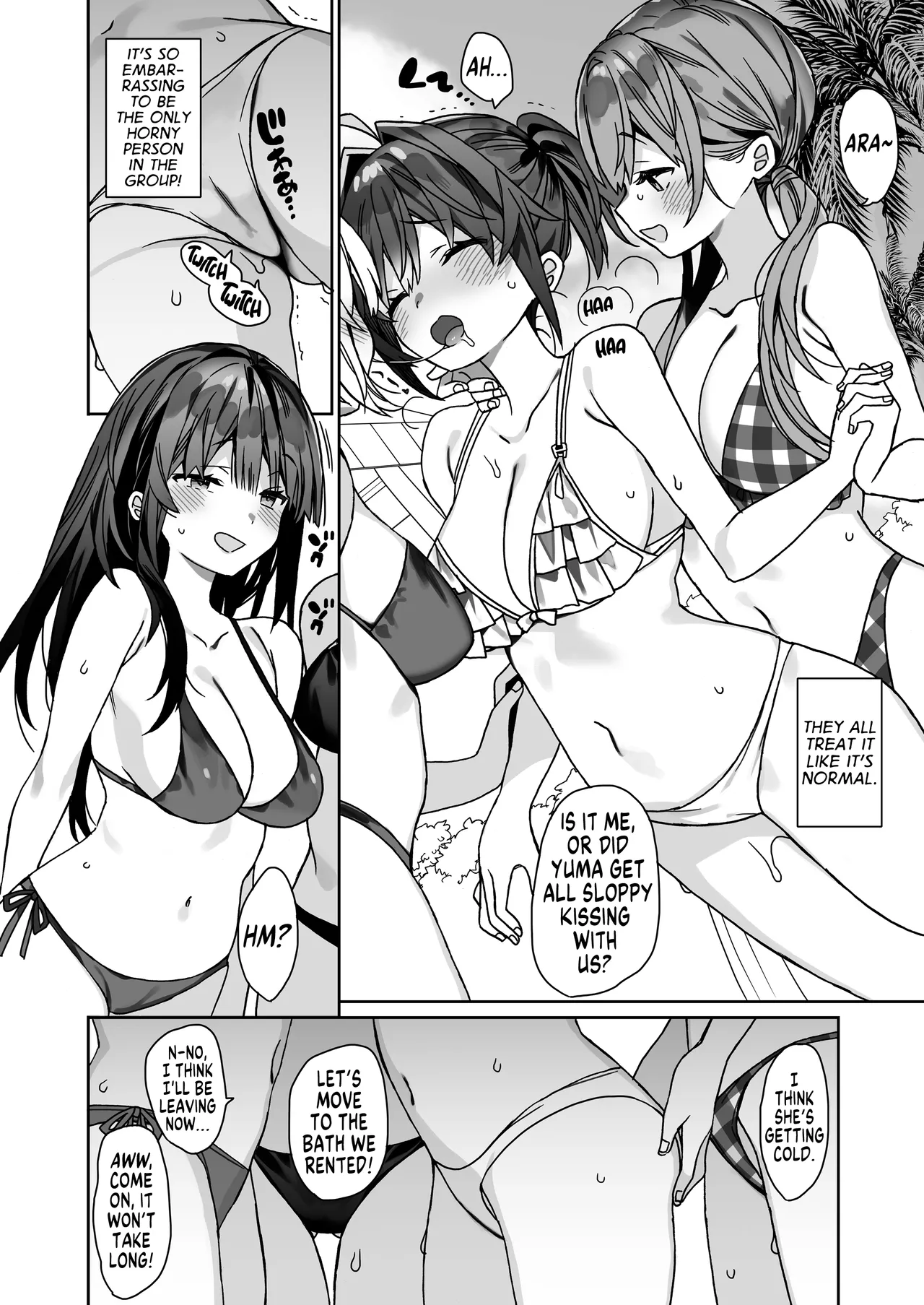 Nyotaika Shita Ore no Tadareta Gakusei Seikatsu IF | My Debauched Student Life after Turning into a Girl: IF page 13 original parody - kissing swimsuit hentai manga - read online free