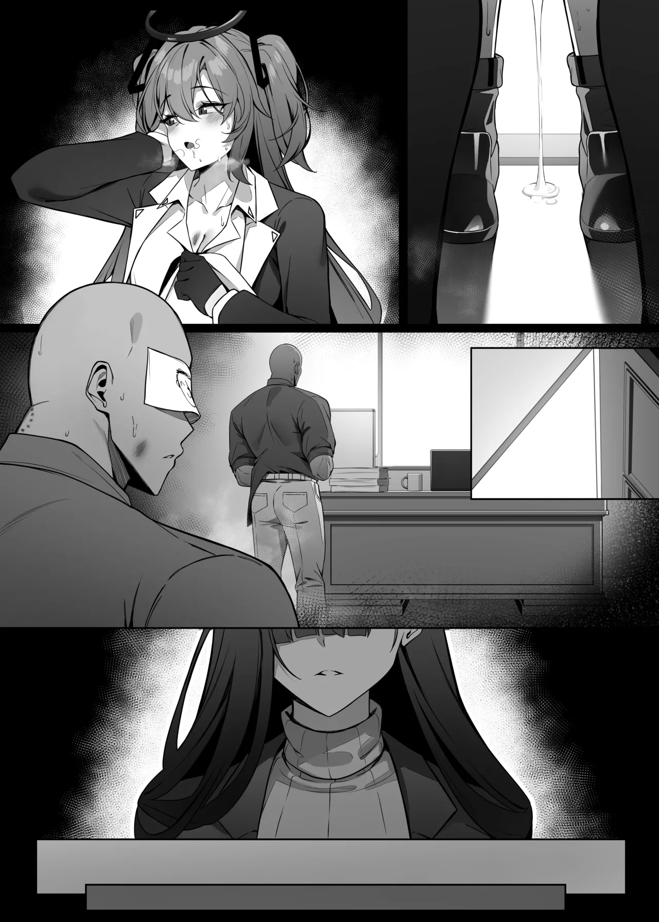 Rio wa Shitto Suru page 58 featuring sensei blue archive parody - squirting big breasts hentai manga - read online free