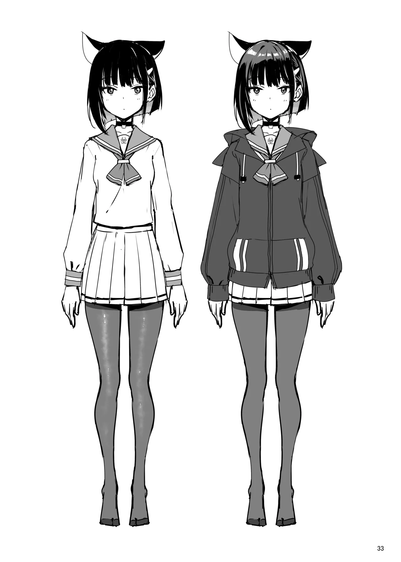 Kuroneko wa Otoshigoro page 32 featuring sensei blue archive parody - collar catgirl hentai manga - read online free