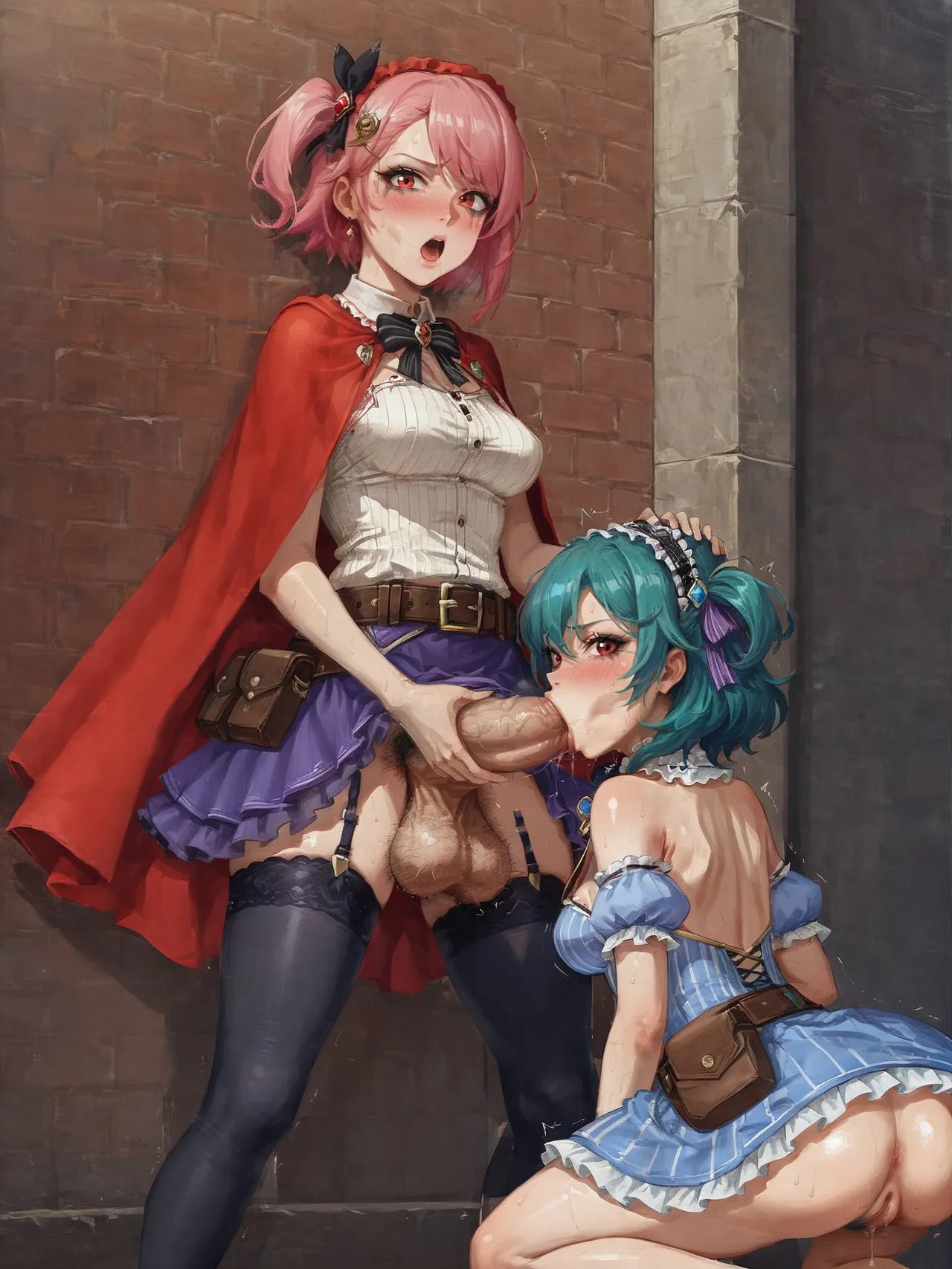 Potion show worker accidentally becomes a horribly sexy futanari monster! By Fuxdess, Part 2 page 58 - futanari transformation hentai manga - read online free