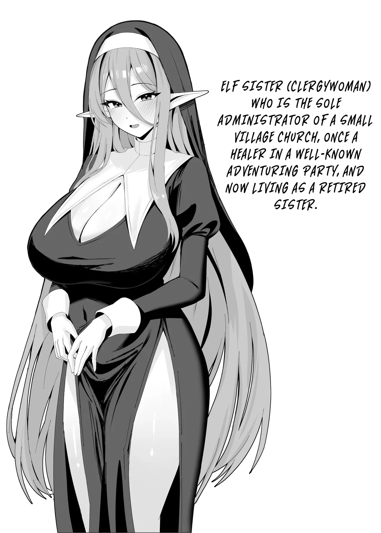 Hatsujouki no Elf Sister wa Mainichi Joukachuu | The Elf Sister in Heat is Aroused Every Day page 25 original parody - elf big breasts hentai manga - read online free