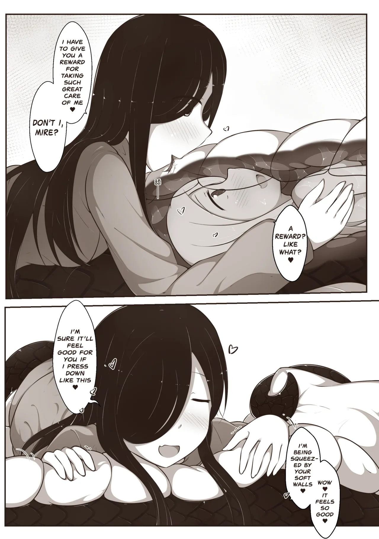 Black and White, You and Me 2 page 27 original parody - transformation monster girl hentai manga - read online free