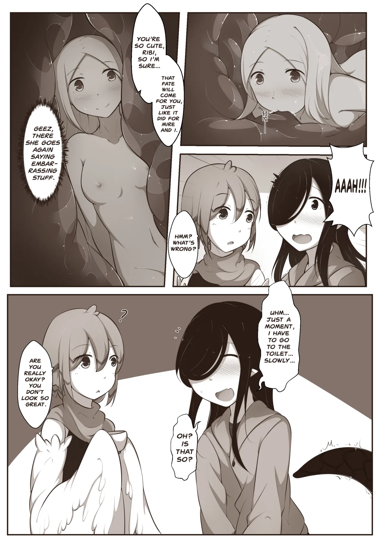 Black and White, You and Me 2 page 31 original parody - transformation monster girl hentai manga - read online free