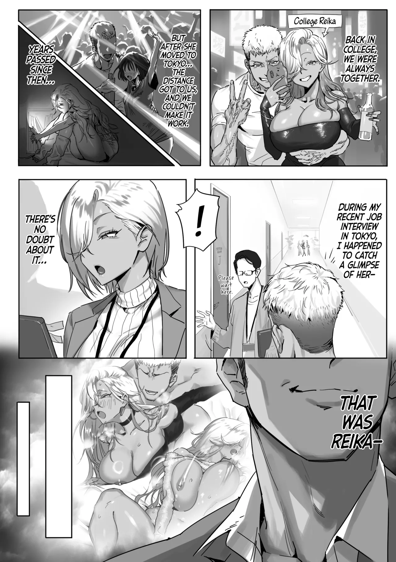 Onna Gyaru Joushi to Furin Suru Hanashi 3 | Having an Affair with My Blonde Bombshell Boss – Part 3 page 24 original parody - kissing big breasts hentai manga - read online free