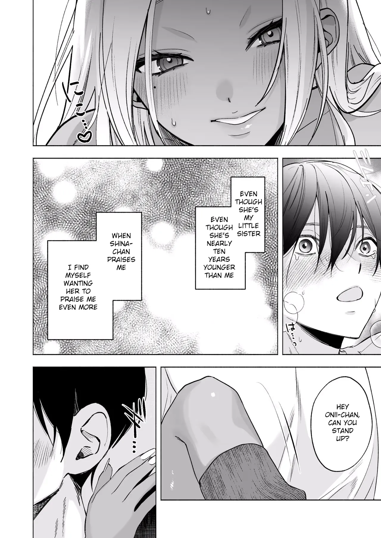 Kuro Gal Kyonyuu Gimai wa Boku o Yasashiku Sakusei Shitai page 40 - dark skin hentai manga - read online free