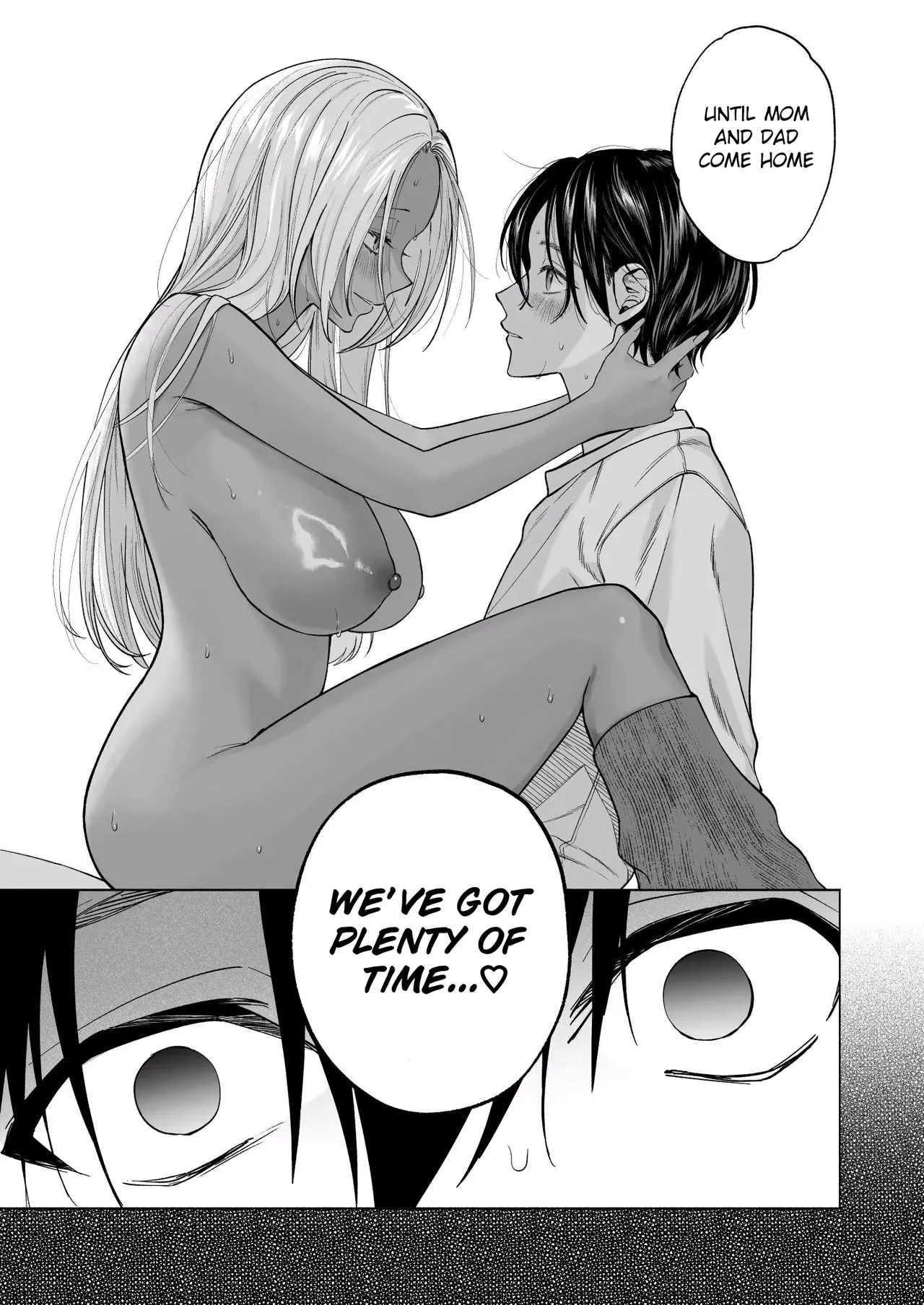 Page 41 of [Chimple Hotters (Chimple Hotter)] Kuro Gal Kyonyuu Gimai wa Boku o Yasashiku Sakusei Shitai [English] [Digital]