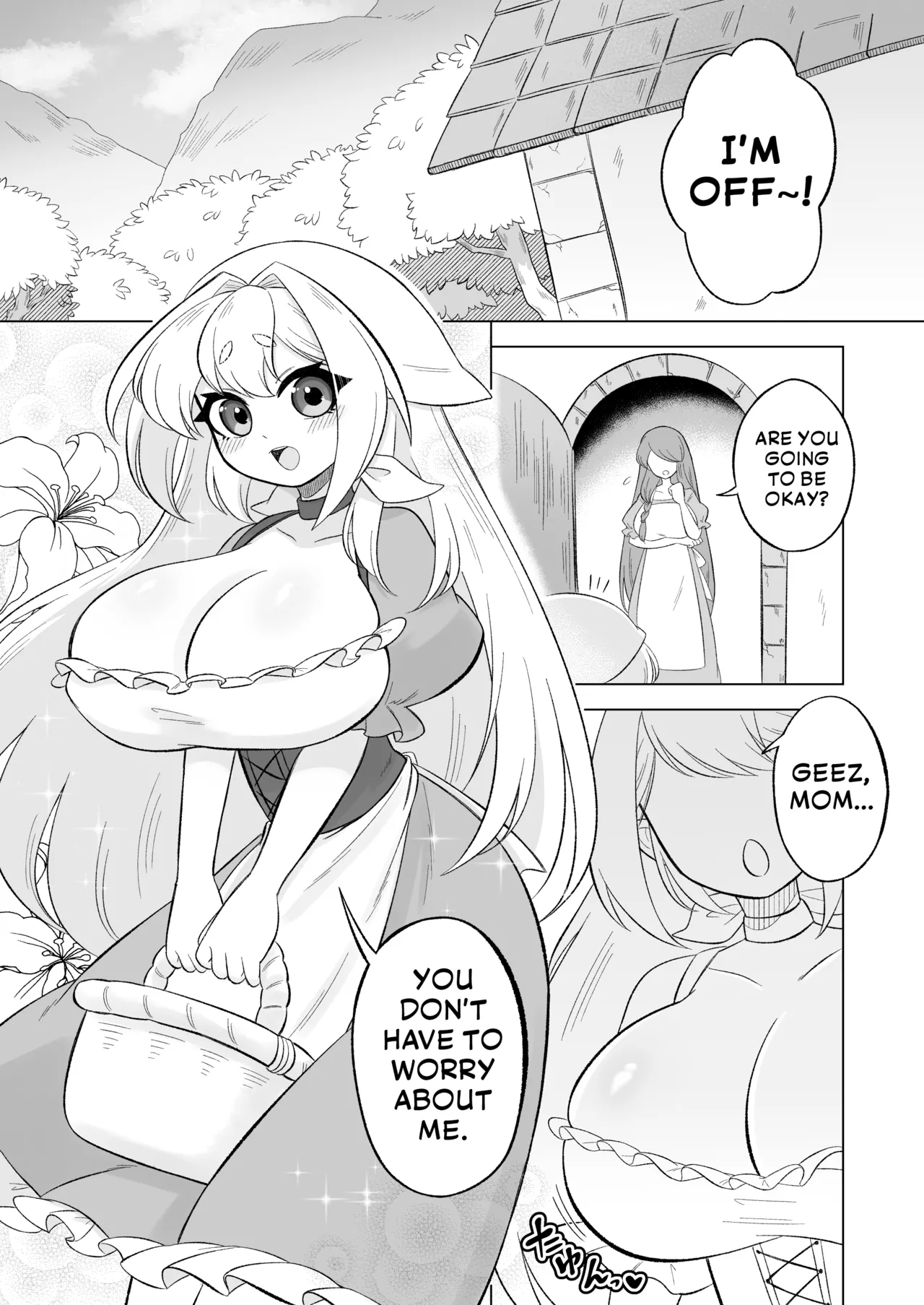 Page 2 of [Moto no Hondana (Moto)] Aru Hi Mori no Naka Shokushu no Kaibutsu ni Tanetsuke Koubi Sareru Shoujo no Ohanashi [English] [Project Valvrein]