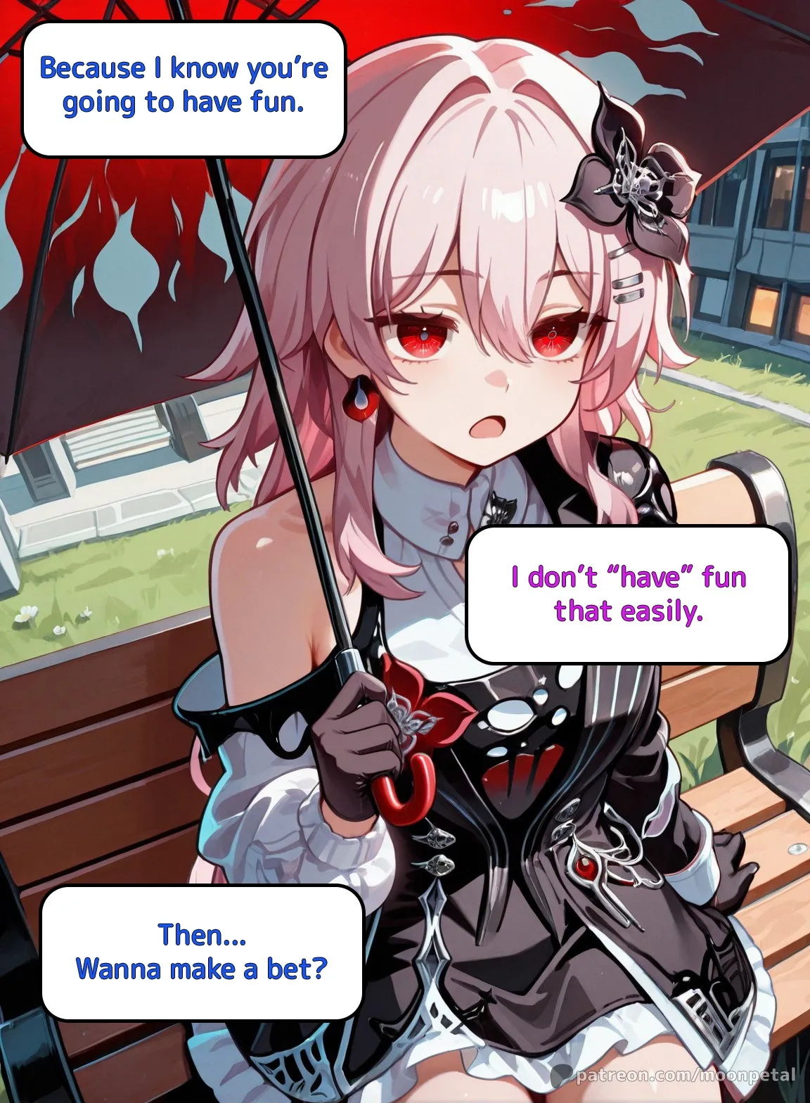 Page 5 of [Moon Petal] Wanna make a bet? ch. 3 - Evernight [English] [Uncensored] [Patreon] [AI Generated]