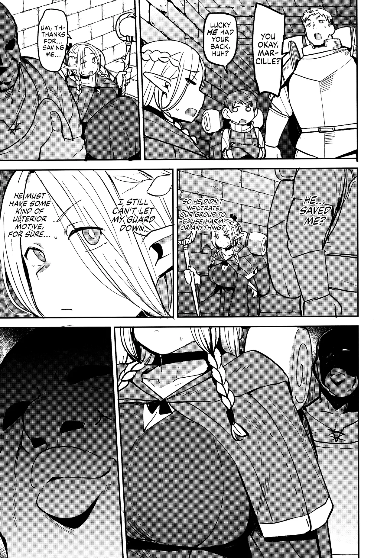 Page 6 of (C106) [North70 (Nanao Yukiji)] Chin Ochi Donkusa Elf | Dumbass Elf, Dicked Over And Dicked Down (Dungeon Meshi) [English] [Suizokukan]
