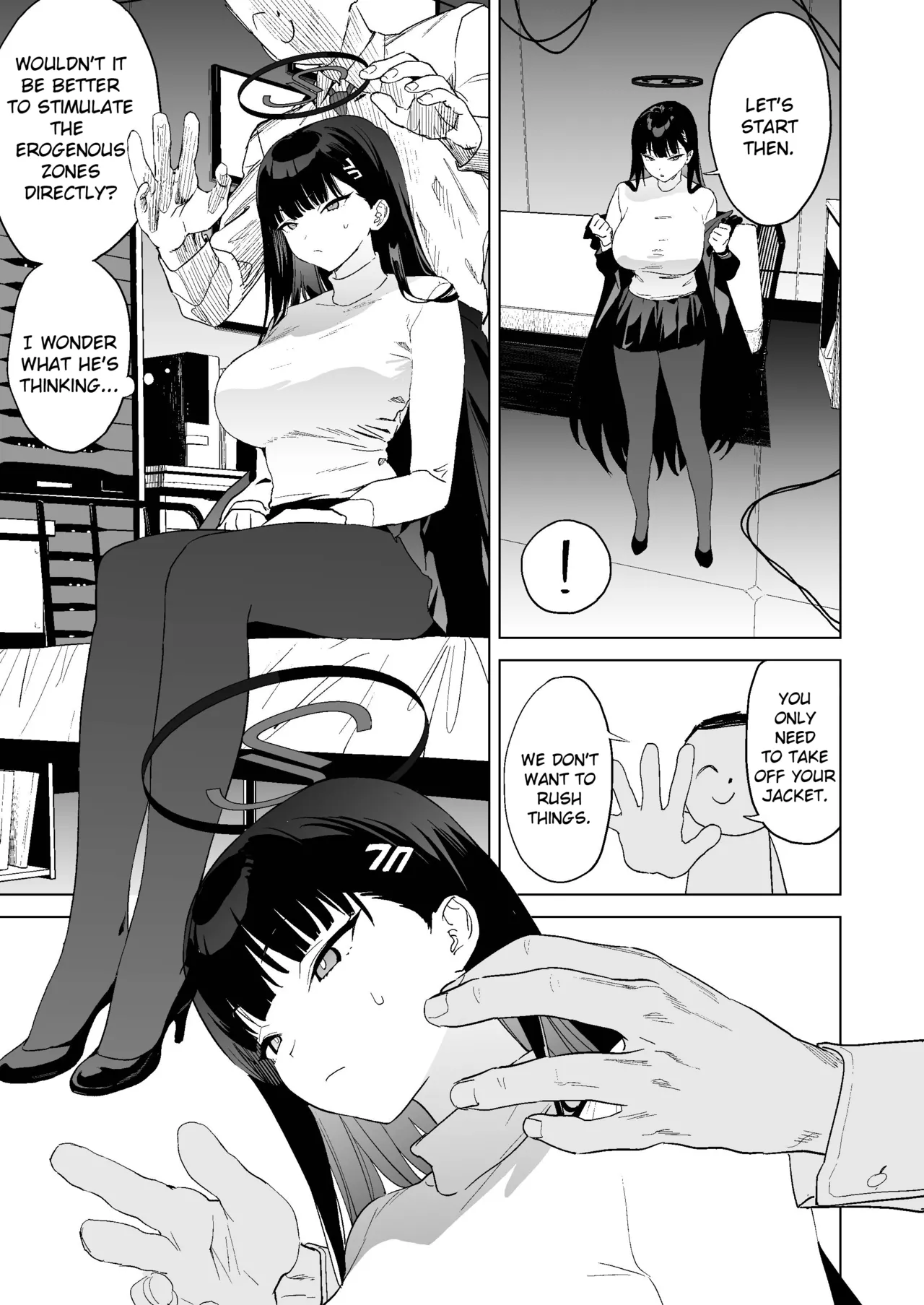 Page 6 of [Camrism (Kito Sakeru)] Gouriteki na Sei no Hassan ni Tsuite Aratame Chikubi Karikari Iraira Manko | On the Topic of Rational Sex: Divergent Views, Scratching Nipples and Itchy Pussies! (Blue Archive) [Digital] [English] [Literally Starving]