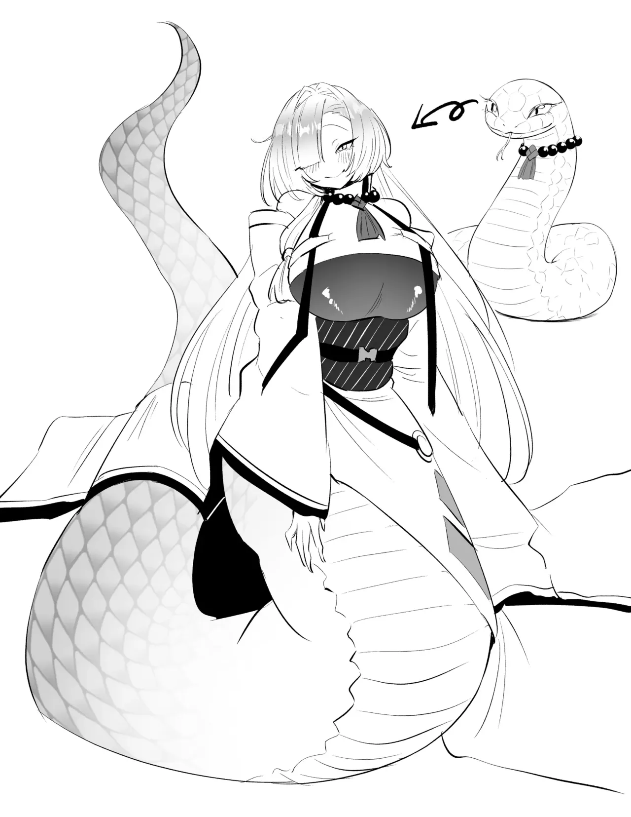 Hebigamisama ni Miirarete - Page 59