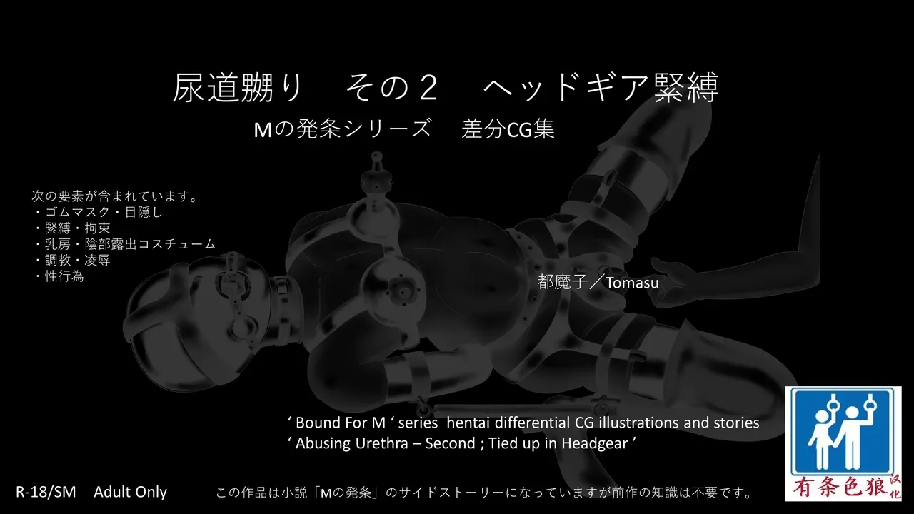SM緊縛 尿道嬲り その1 後ろからSM緊縛 尿道嬲り その2 ヘッドマスク（有条色狼汉化） - Page 1