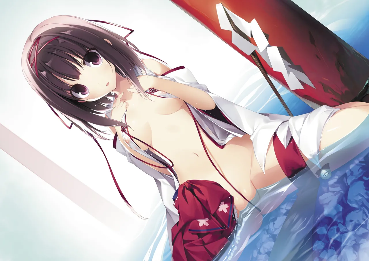 Page 32 of [KAROMIX (karory)] Seiso Bitch na Miko Senpai [Chinese] [無邪気漢化組] [Decensored] [Digital]