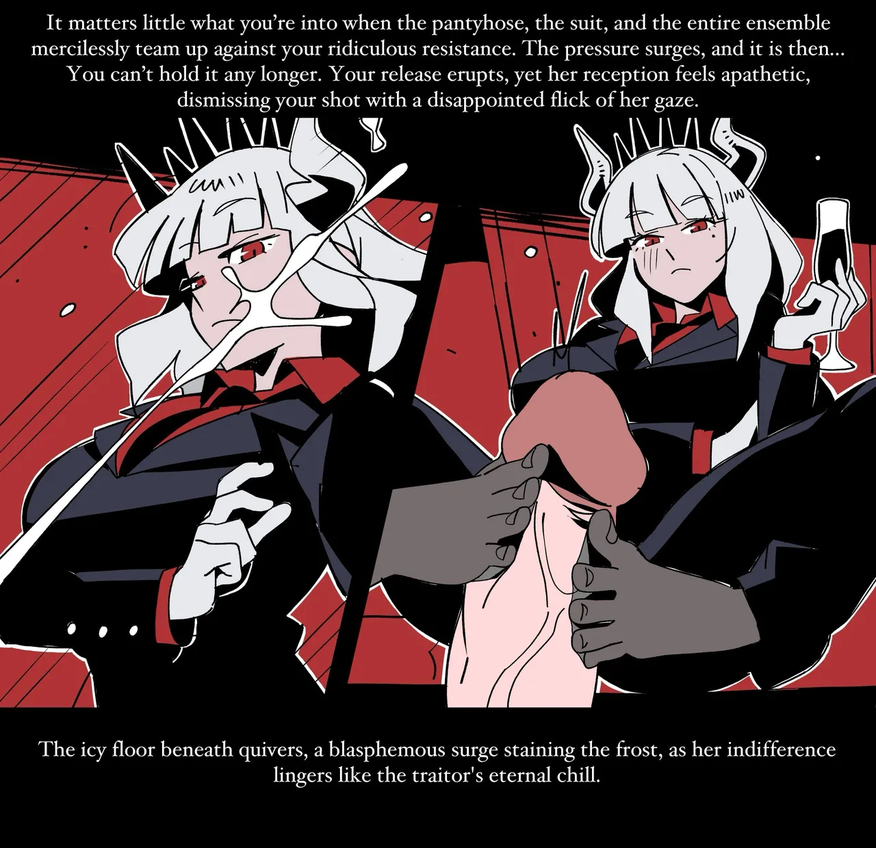 Helltaker Fanart Madness (by Nisegoworks) Lucifer chapter colorized - Page 11