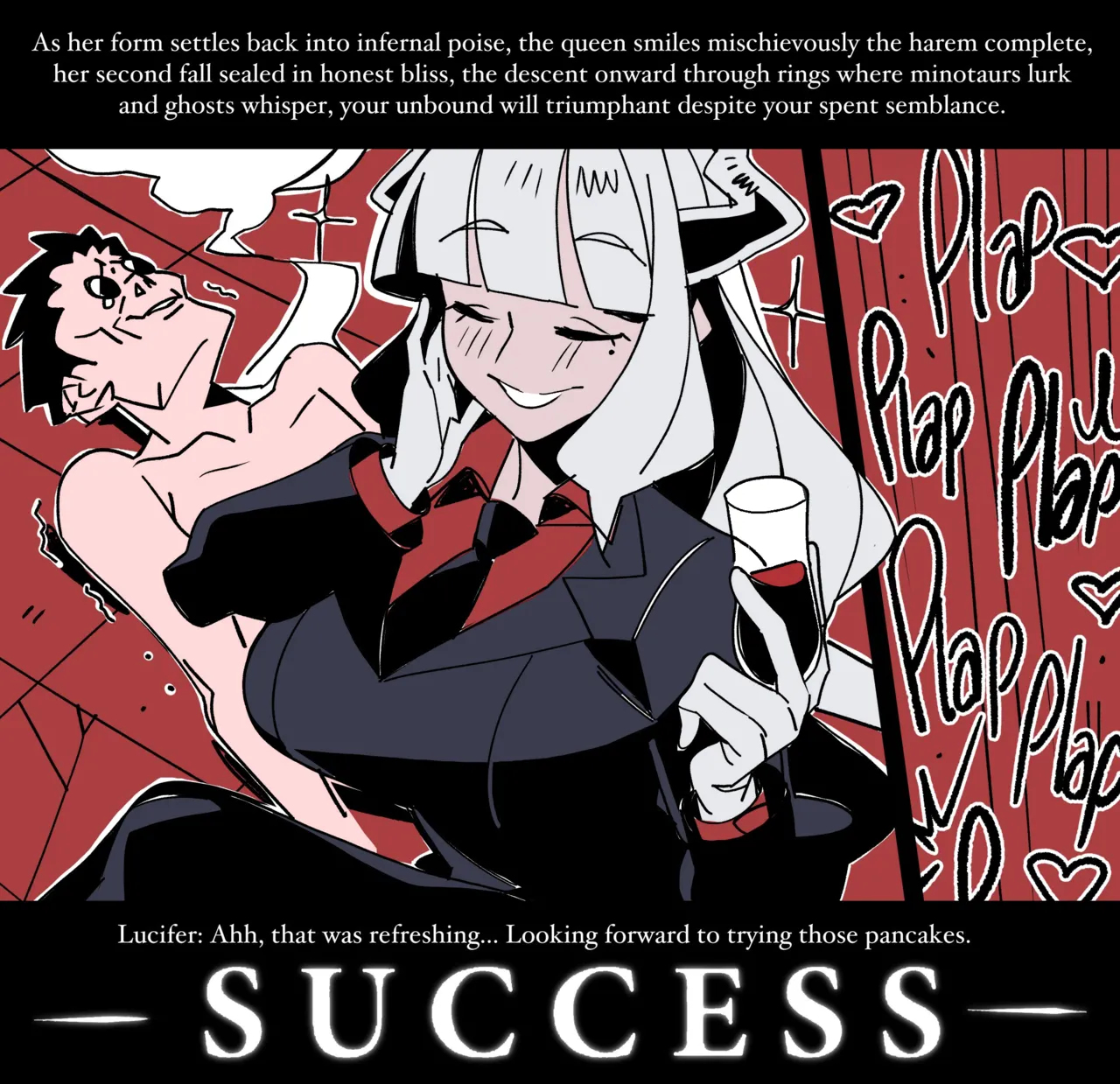 Helltaker Fanart Madness (by Nisegoworks) Lucifer chapter colorized - Page 44