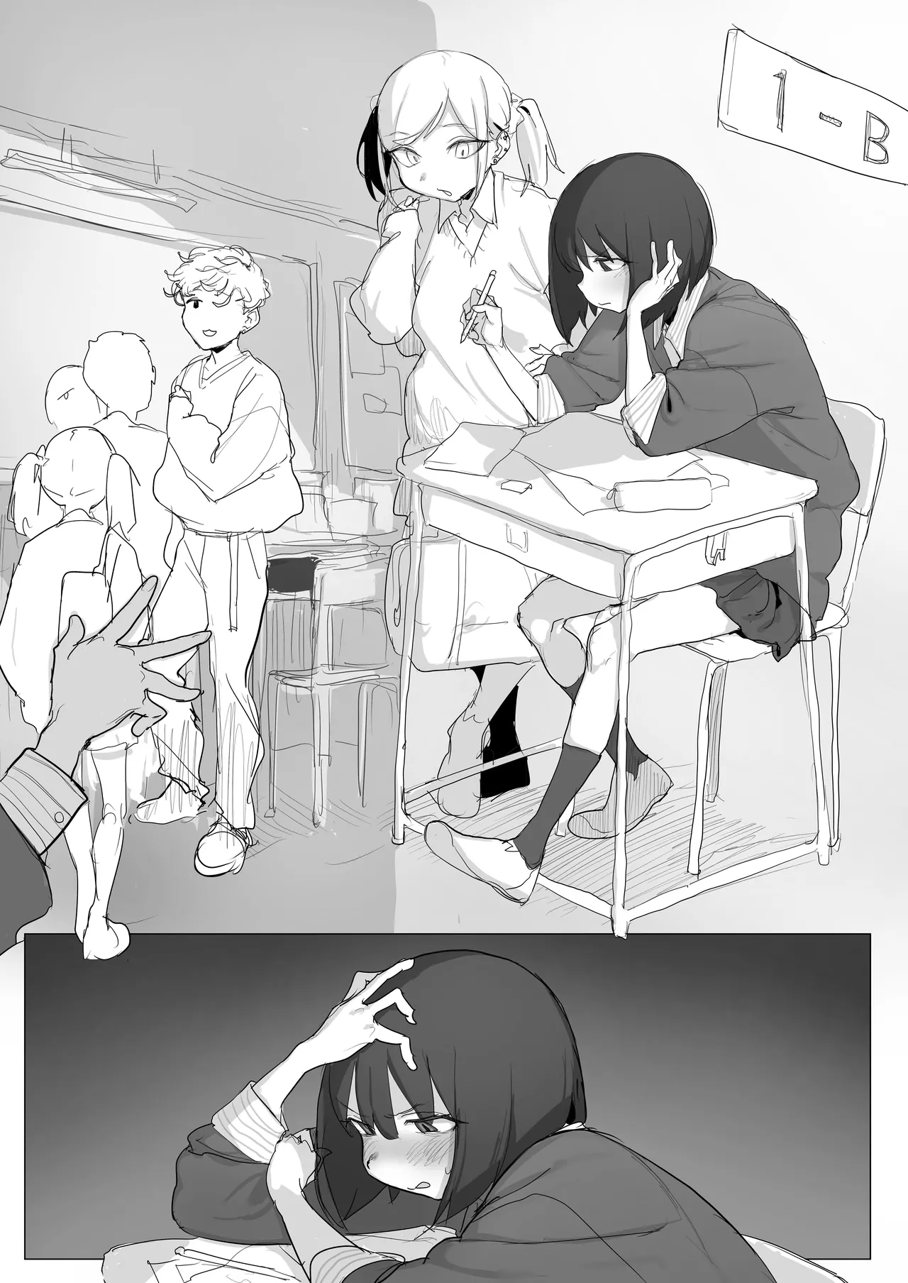 股間がイライラしたから紐パン食い込ませて自分のクラスで「宿題」するルナちゃん - Page 30