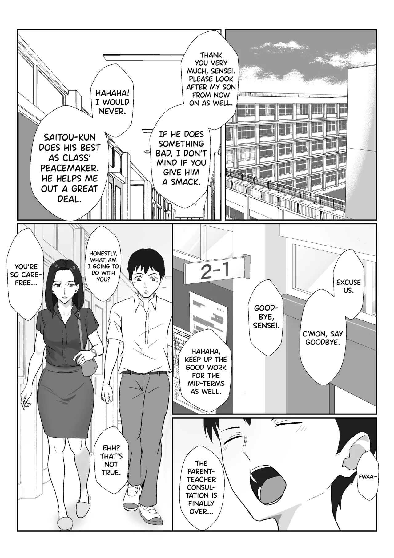 Page 5 of [Kiyama Haru] BariCare Kaa-san ga DQN ni Netorareta Enchousen [English] [biribiri]