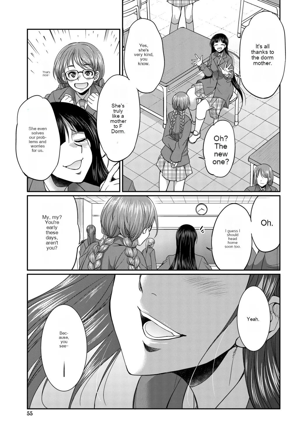 Futanari schoolgirl and her dorm mother...♡ Ch1 - Page 52