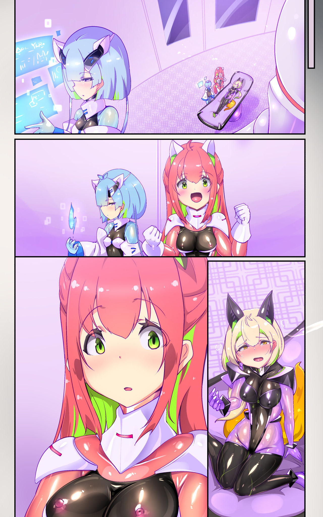 戦闘アンドロイドにTS転生して、とってもえっちな目にあって悪堕ちする漫画 - Page 61