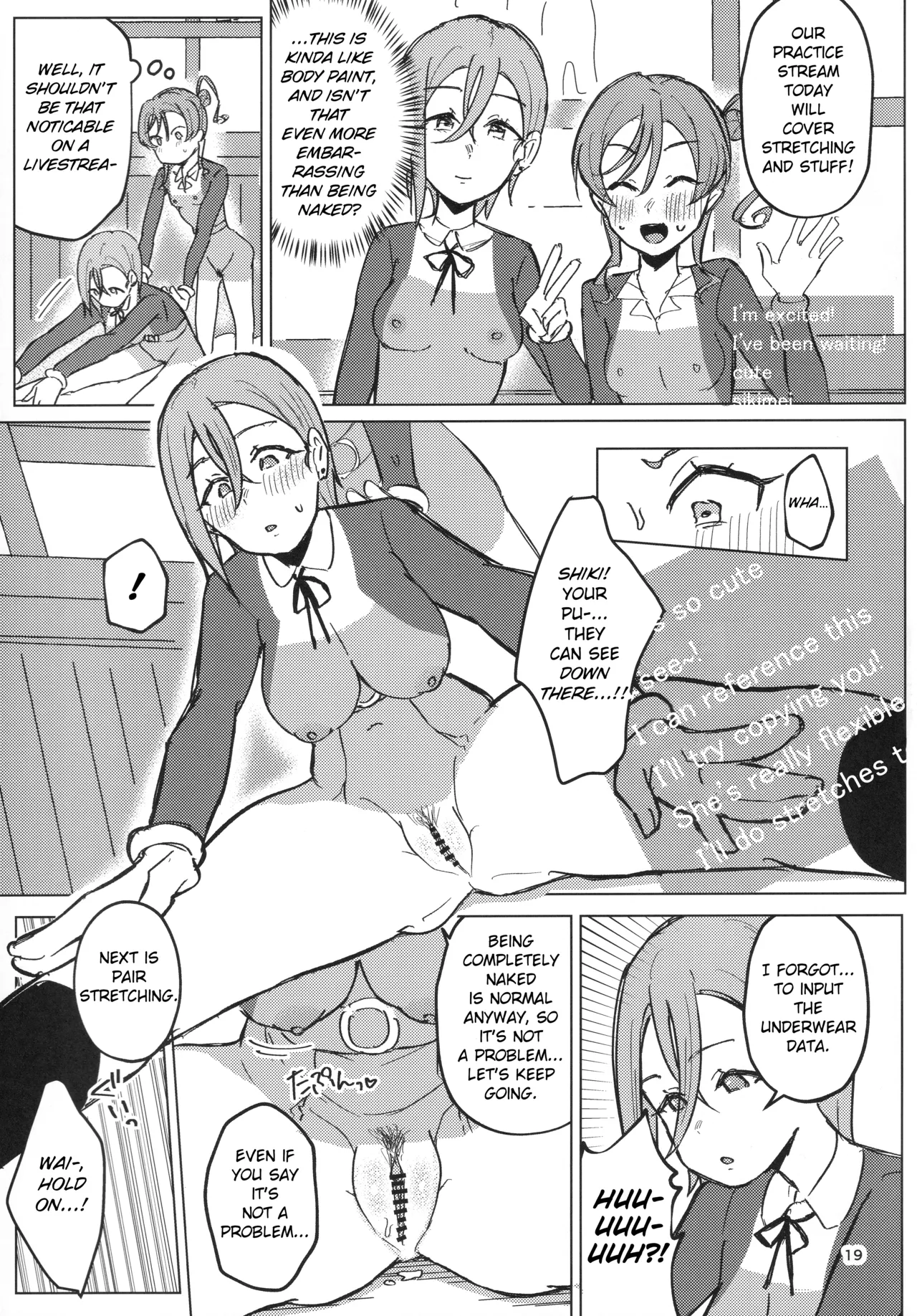 Page 20 of (C107) [Ujita Honpo (Ujita Hajime)] Zenra Toukou ga Standard desu | Going to School Naked is the Standard (Love Live! Superstar!!) [English]