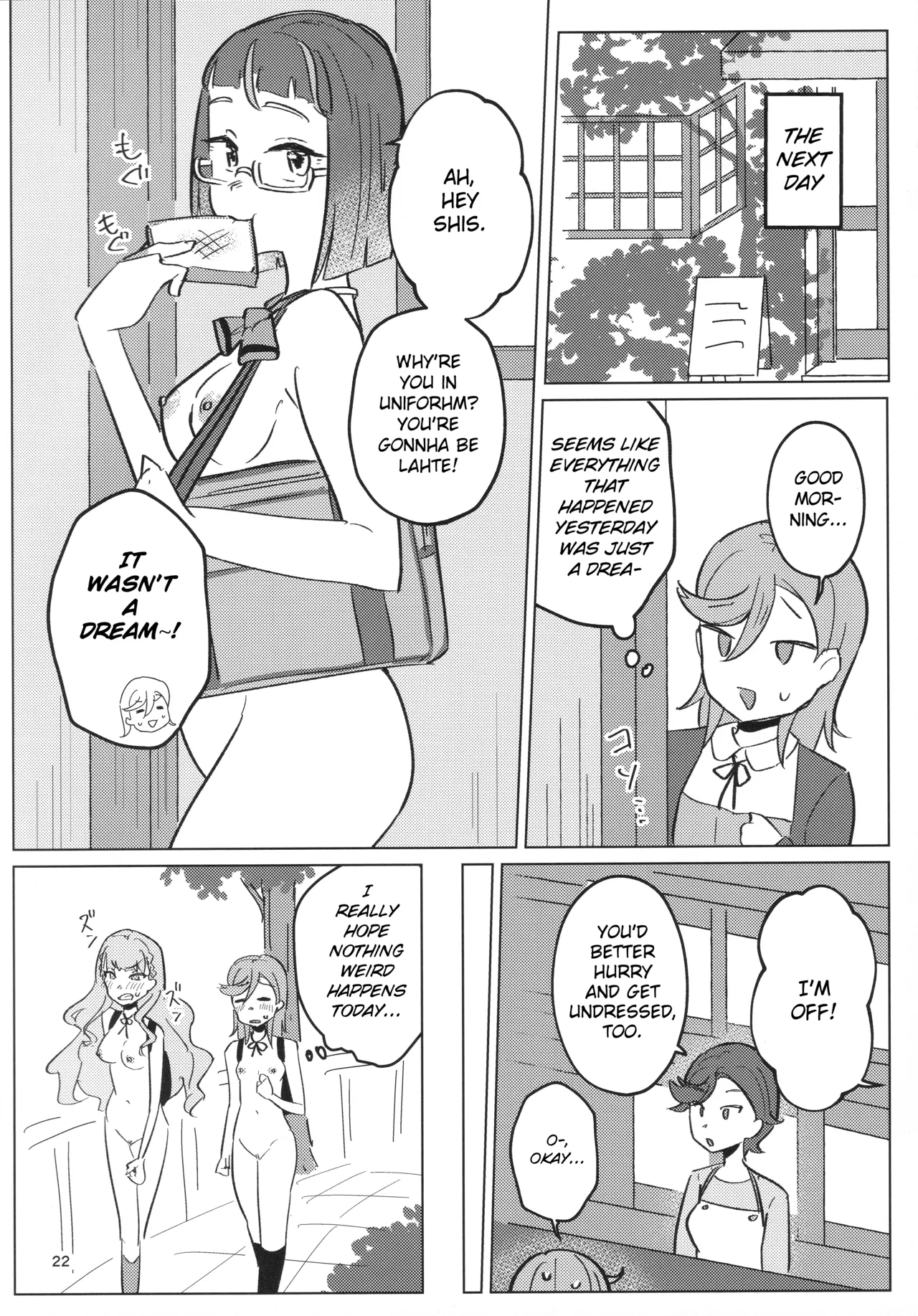Page 23 of (C107) [Ujita Honpo (Ujita Hajime)] Zenra Toukou ga Standard desu | Going to School Naked is the Standard (Love Live! Superstar!!) [English]