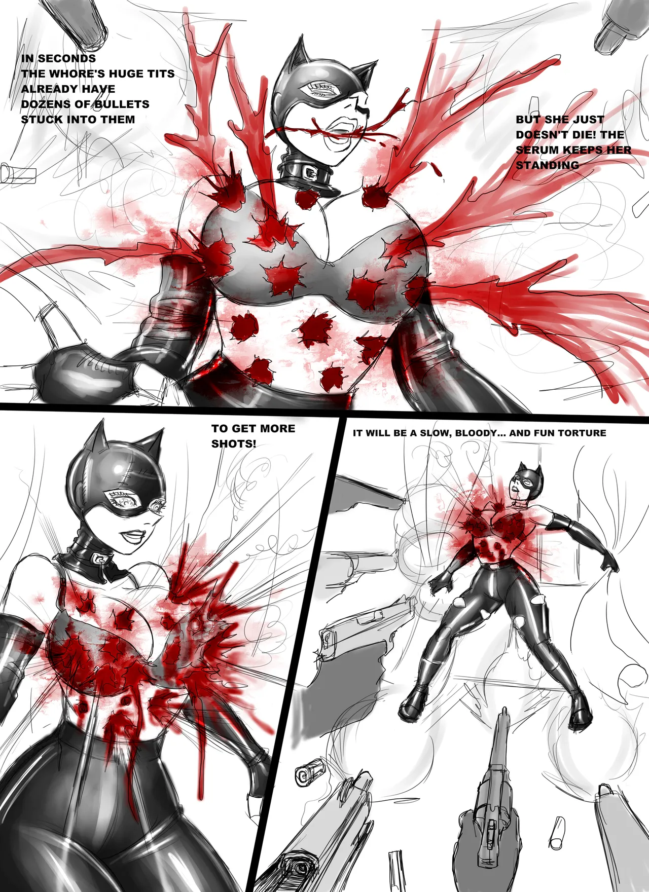Page 9 of Catwoman Death and Destruction 2 (GURO) (incomplete)