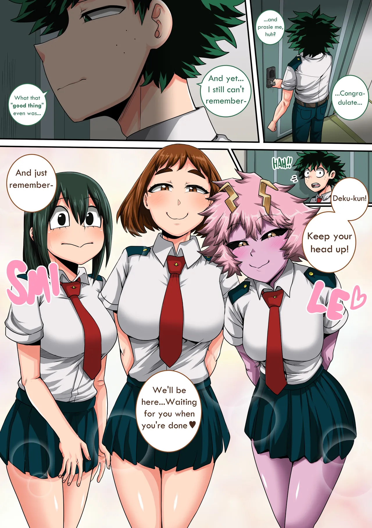 My Harem Academia Chapter 8 Part 3 Breaking into a broken heart - Page 13