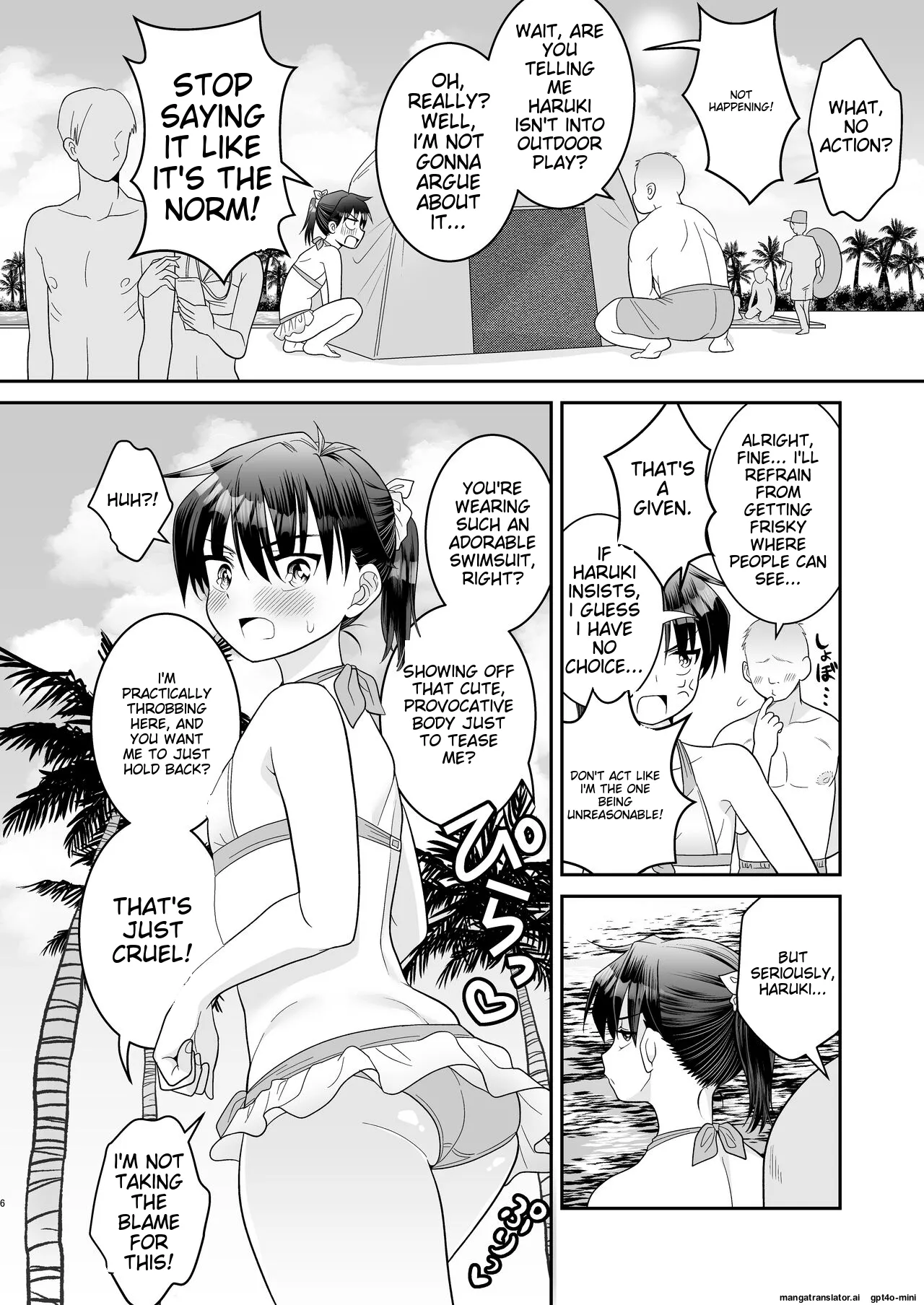 Ochinchin Kanojo to Pool Ikouze! - Page 10
