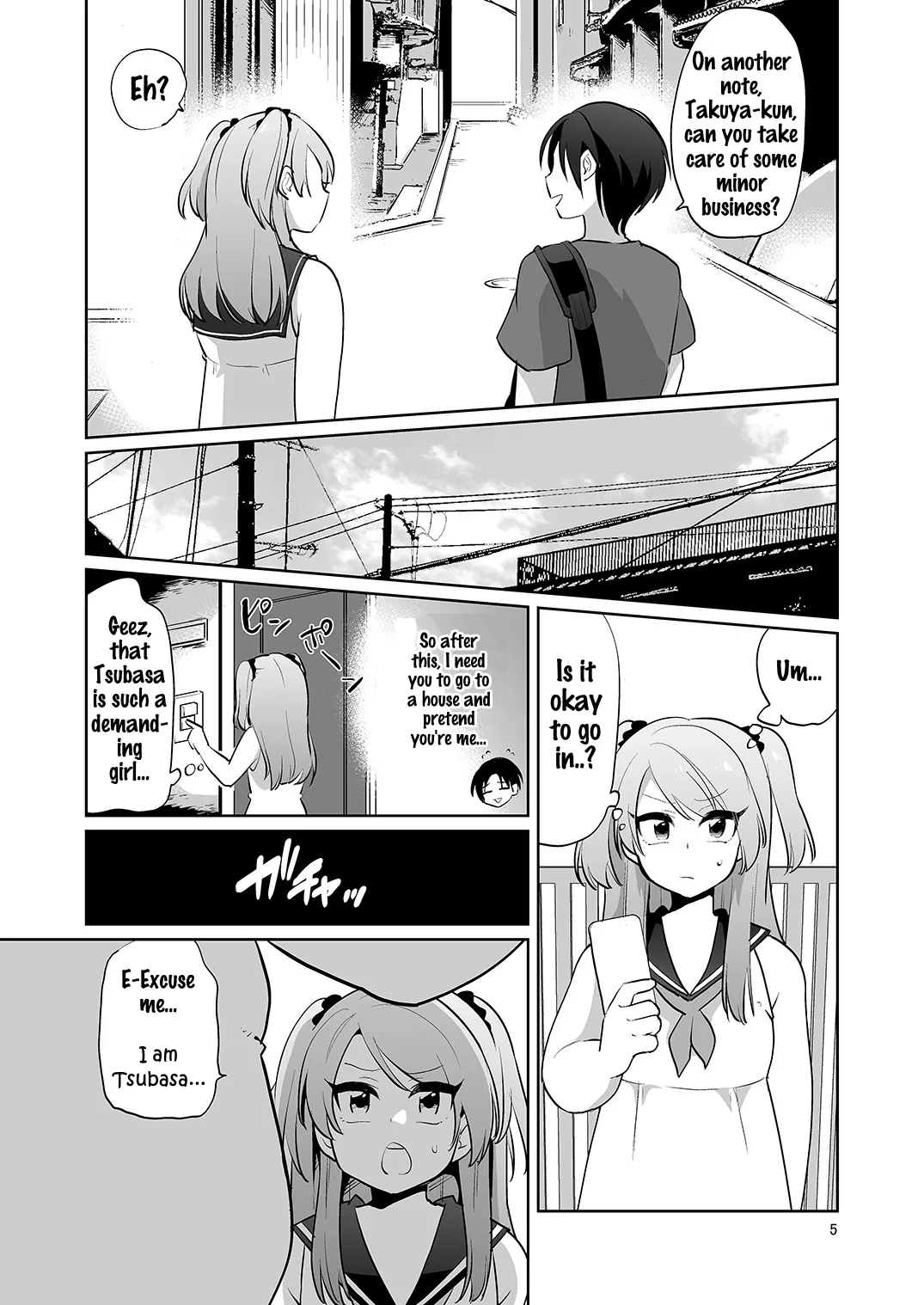 Ore to Aitsu no Karada ga Irekawatte Kawari ni Josou Enkou Saserareta Ken - Page 6