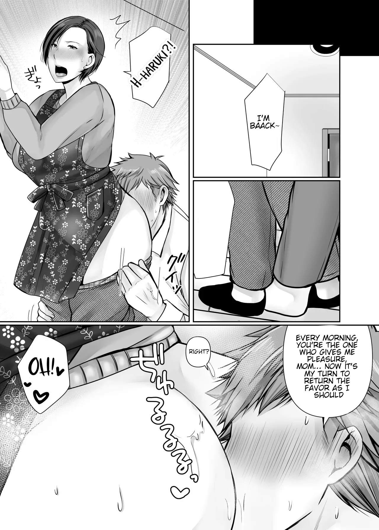 Page 49 of [Popotto Denki Ichigouten] Hitorigurashi no Musuko ni Semararete... | My son, who lives on his own, talked me into it... [English] [WaterKujo]