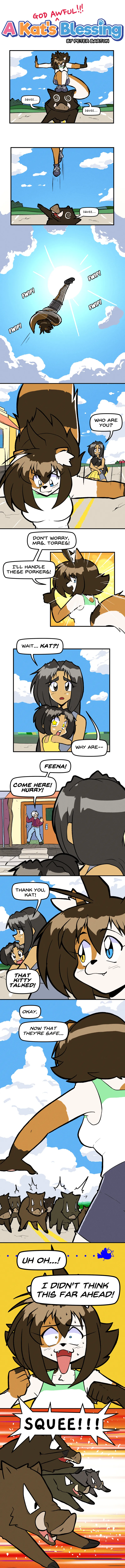 [Megazone23] A Kat’s (GOD AWFUL!!!) Blessing [Ongoing] - Page 104
