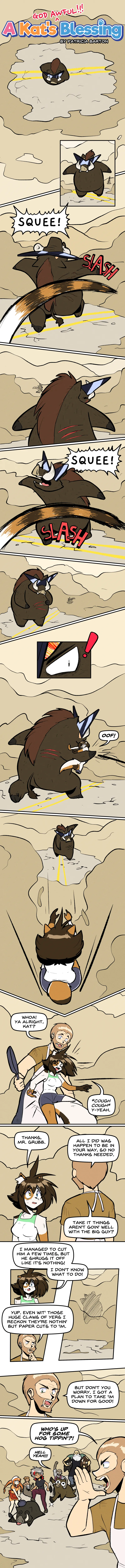[Megazone23] A Kat’s (GOD AWFUL!!!) Blessing [Ongoing] - Page 122