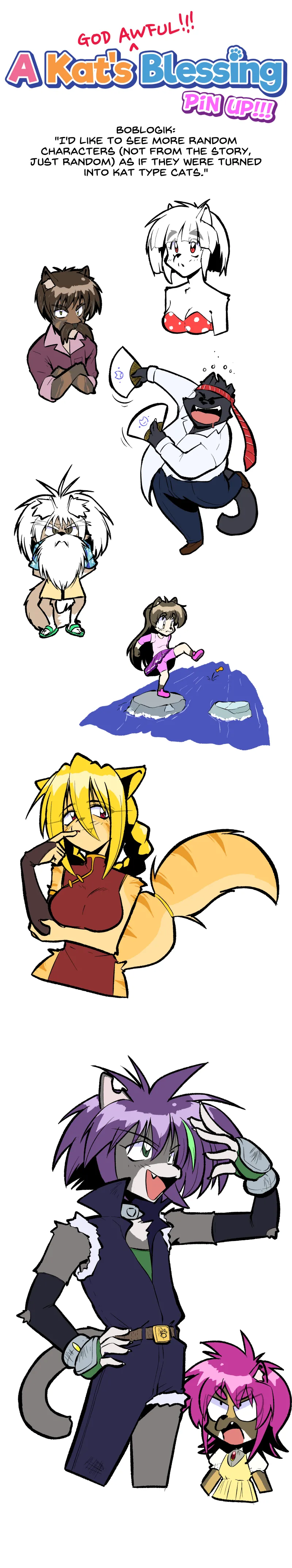 [Megazone23] A Kat’s (GOD AWFUL!!!) Blessing [Ongoing] - Page 130
