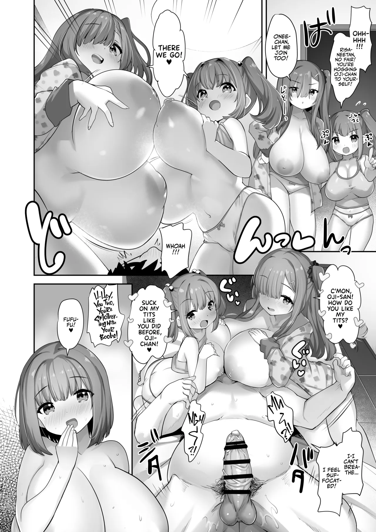 Page 35 of Mei Chichi Harem ~Mecha Amaetekuru Kogara Bakunyuu Meikko 3-shimai to Icha Love Sex Seikatsu~ | My Happy Titty Life with my Three Big-Breasted Little Nieces!